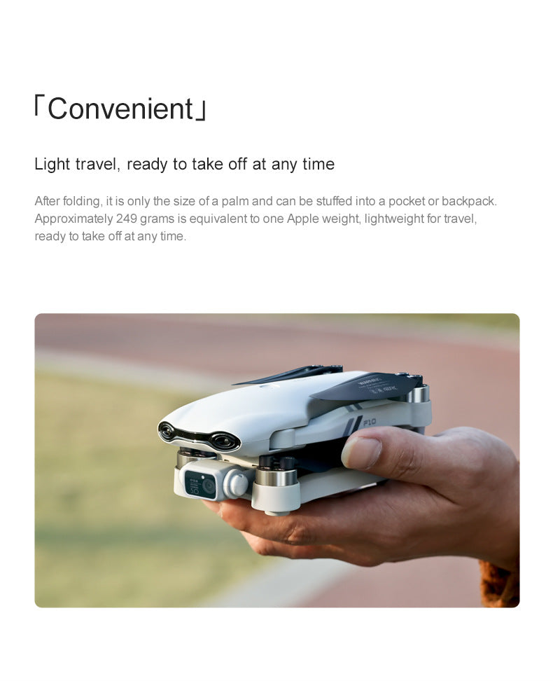 F10 Foldable GPS Drone Aerial Photography Dual Intelligent Positioning Return Home Quadcopter Professional Remote Control Aircraf