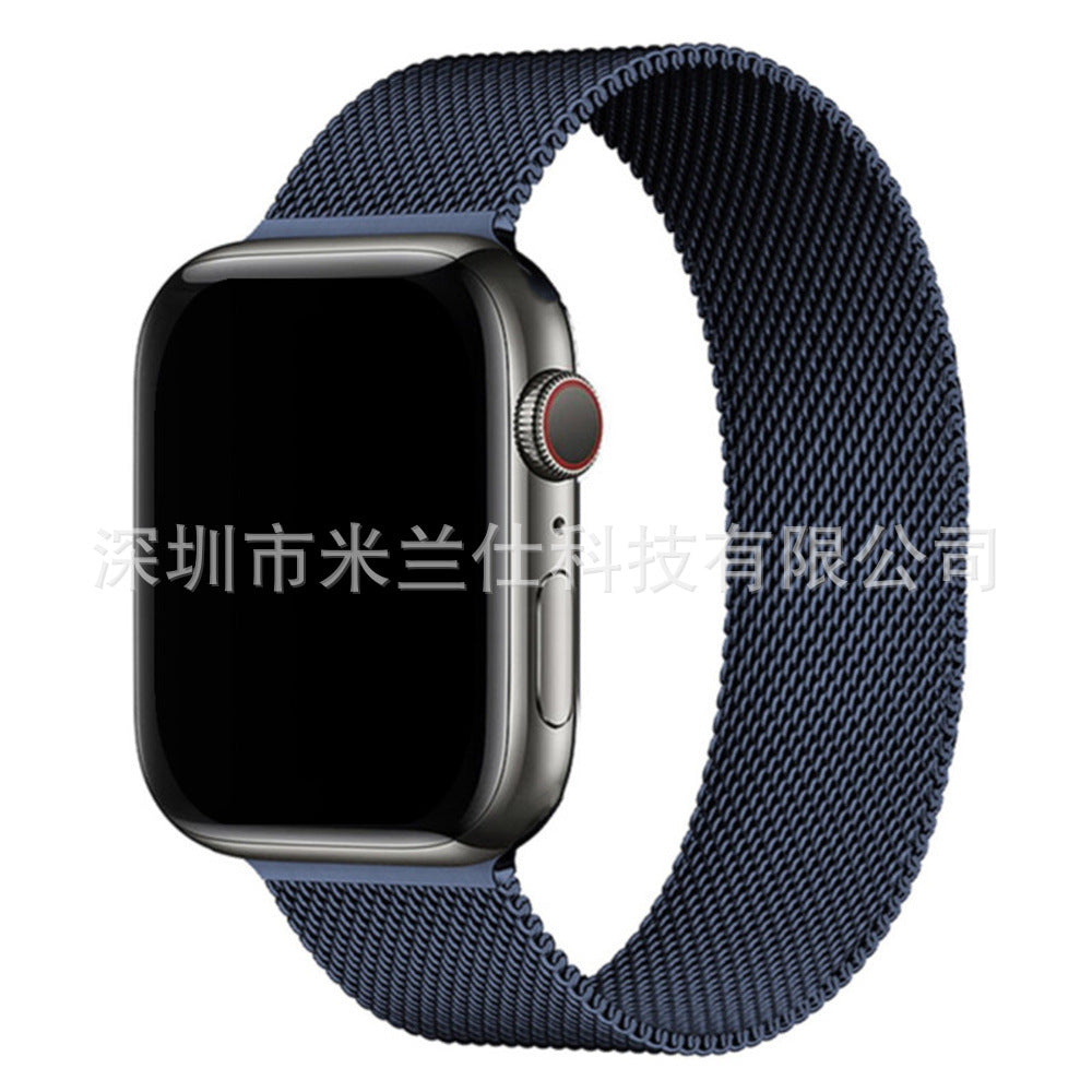Stainless Steel Adjustable Magnetic Clasp Apple Watch Band 42/44/45/46/49mm