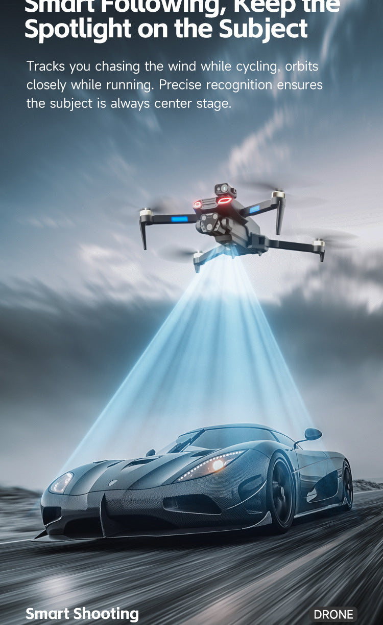 4DRC M7 Drone Brushless Motor 8K 6K 4K HD Profesional WIFI FPV Quadcopter 4.5 Inch Screen Control Obstacle Avoidance RC Drone