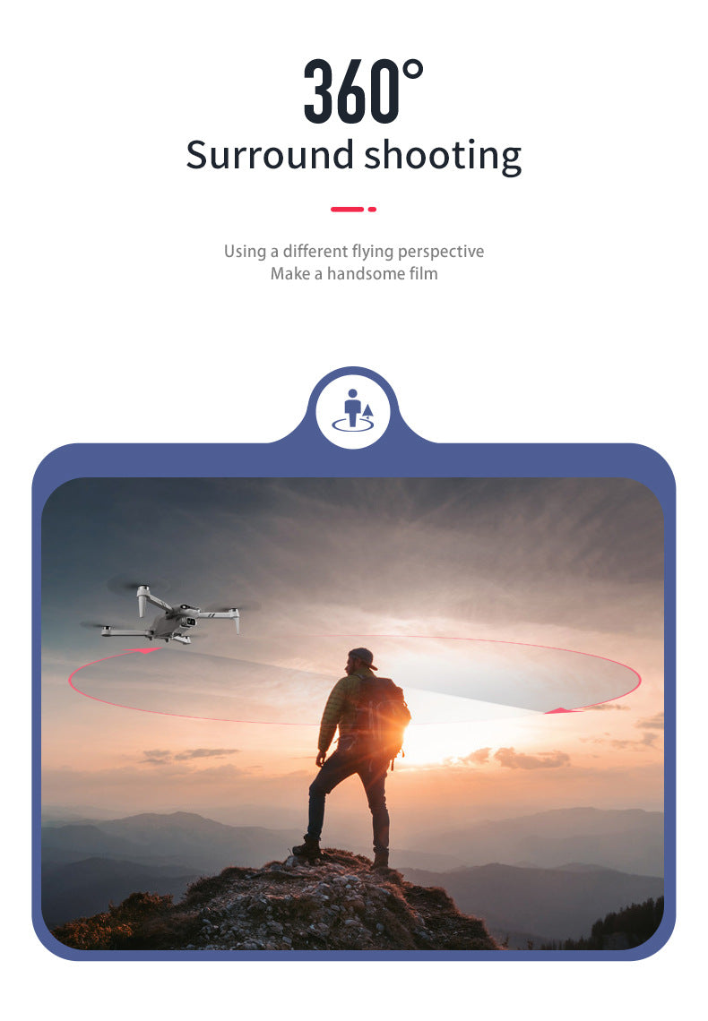 F10 Foldable GPS Drone Aerial Photography Dual Intelligent Positioning Return Home Quadcopter Professional Remote Control Aircraf
