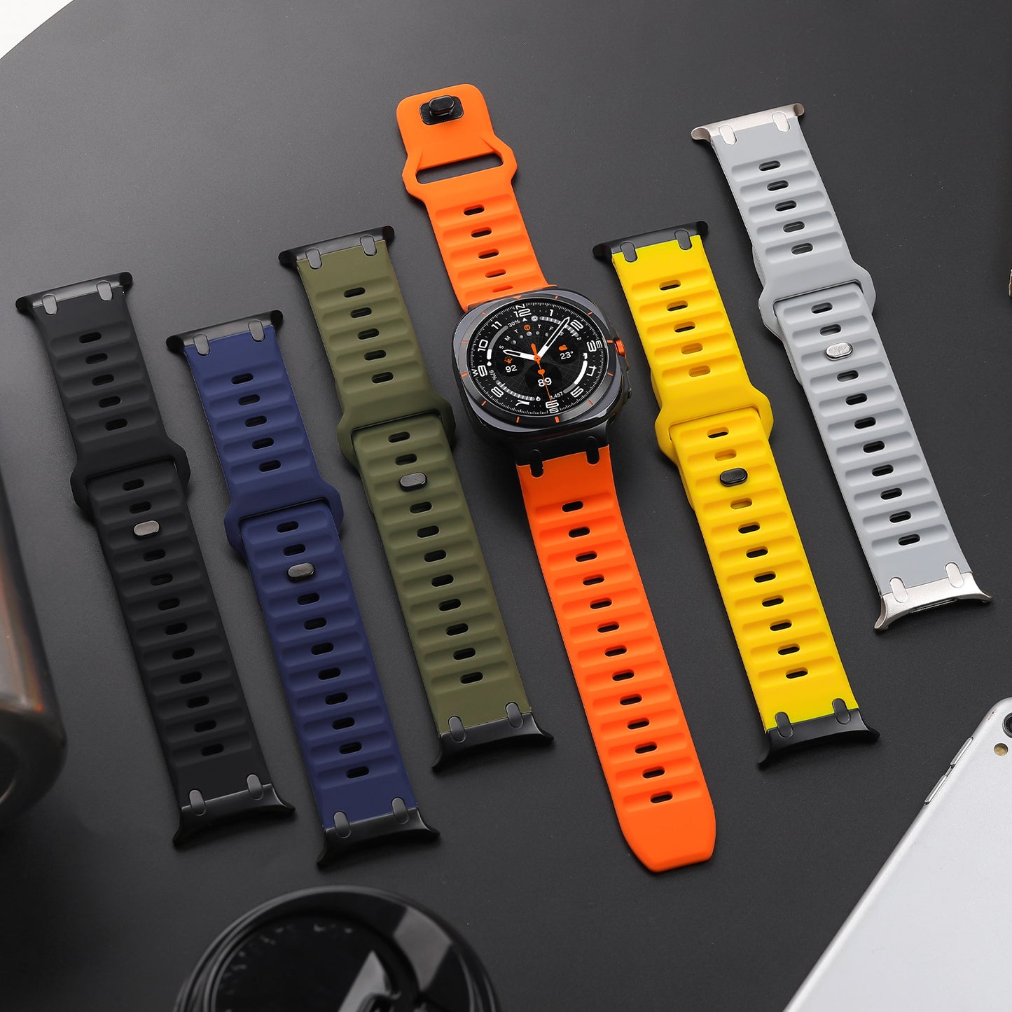 Samsung ultra 47mm Silicone Watch Strap