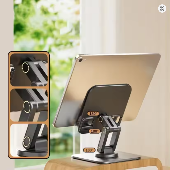 Foldable Cell Phone Stand Desk Phone Holder Portable Adjustable for
