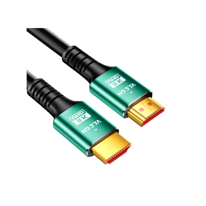 High Definition HDMI Cable 1.5m-2m Black Leather Computer Set Top Box Connection Cable for TV Clear Picture Quality