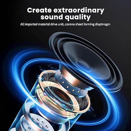 Headphones Bluetooth Over-Ear with Noise Cancelling, Low Latency, Foldable Design - 3D HiFi Stereo Headset for Travel, Home Office, Game Mode
