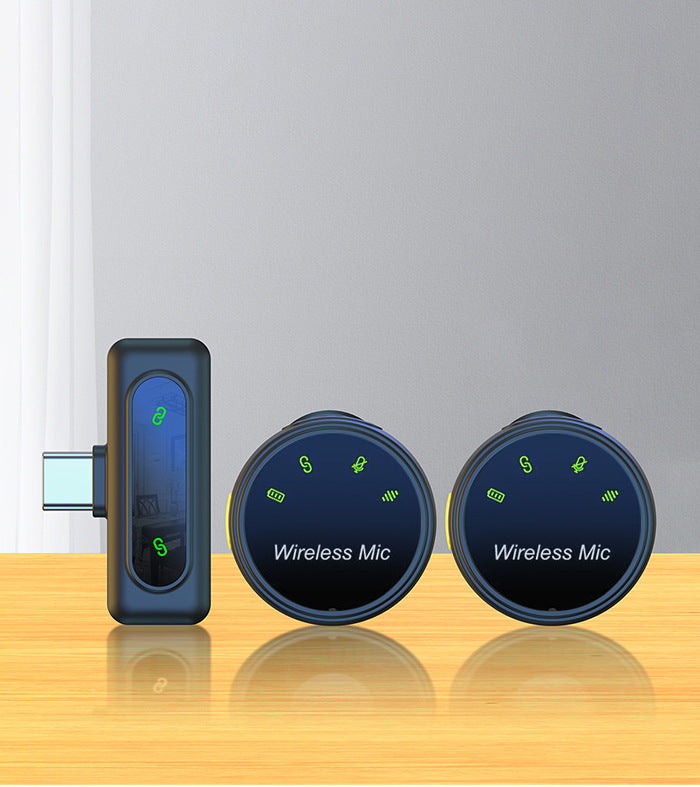 J8 wireless lavalier microphone with large capacity long endurance noise reduction magnetic clip invisible small microphone