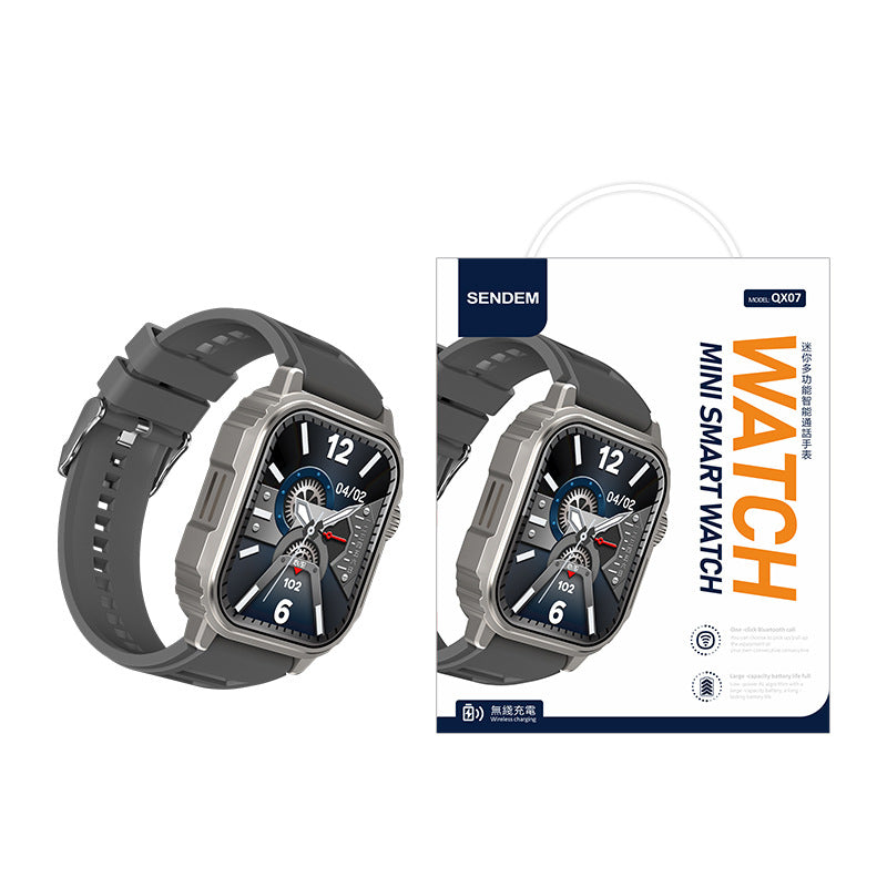 Fashion 2.1" Outdoor Sports Fitness Heart Rate Health Smart Watches Compass Blue Tooth Call NFC Music Waterproof Smartwatch