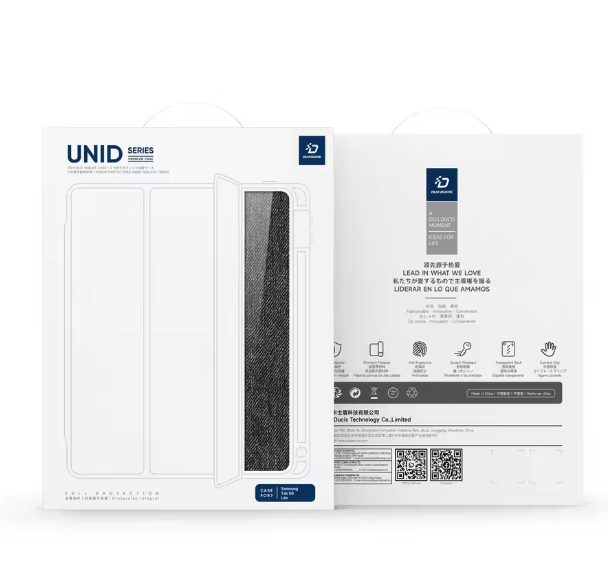 DUX DUCIS UNID Senior PU leather transparent back cover For iPad