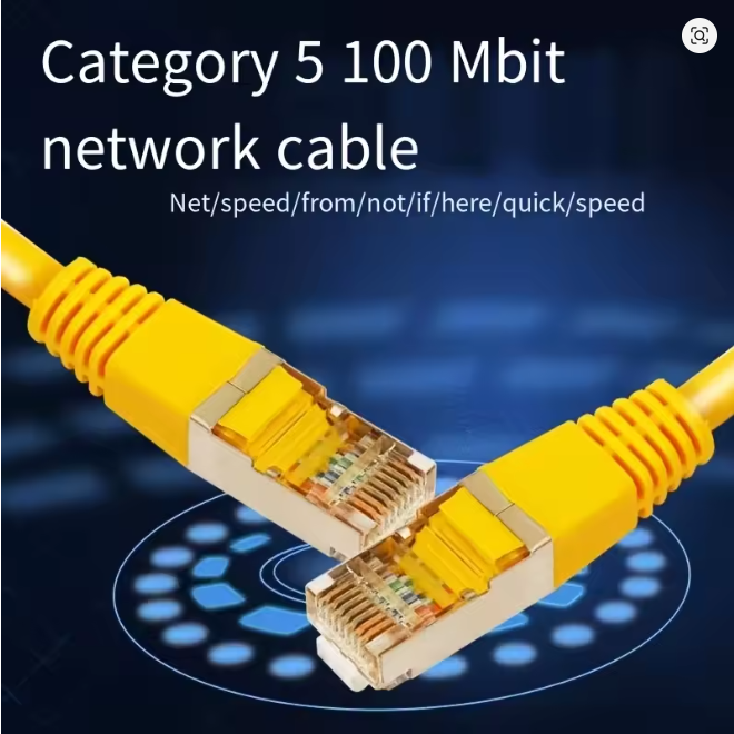 CAT5e Ethernet UTP Network Male To Male Cable Gigabit Patch Cord RJ45 Twisted Pair