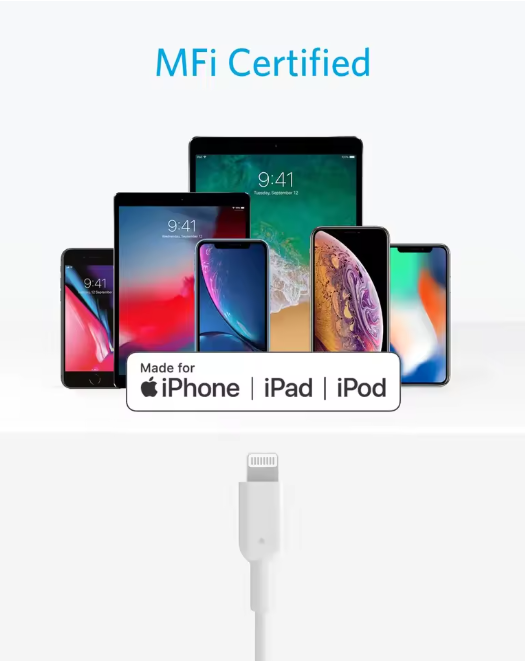 Anker Powerline III Flow Type-C to Lightning Cable certified for iPhone 14/14 Pro/14 Plus/14 Pro Max and More