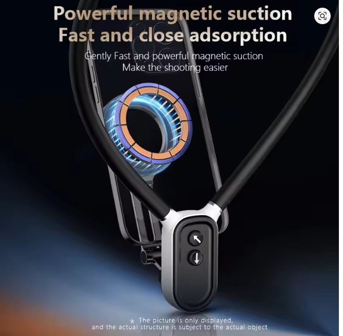 Magnetic Neck Holder Mount Necklace POV for Mobile Phones and GoPro