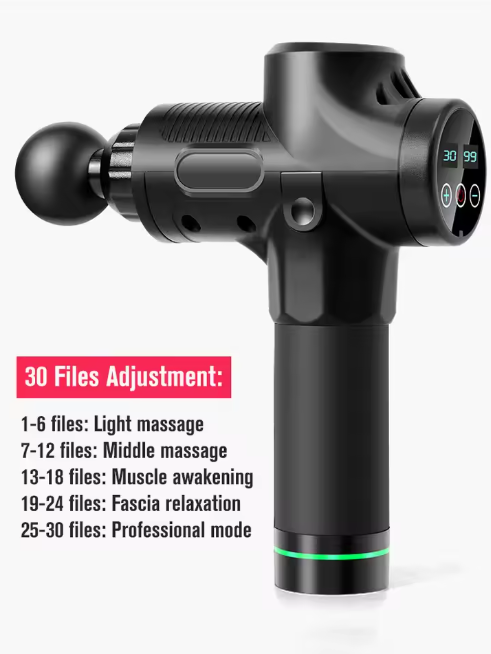 Deep Tissue Muscle Massage Gun 16.8V BRUSHLESS Body Shoulder Neck Massager Exercising Athletes Relaxation Slimming Pain Relief