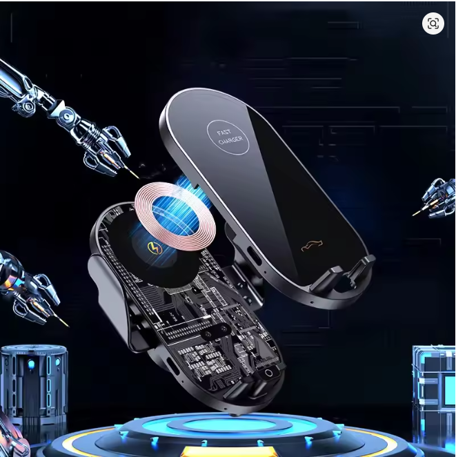 66w Super Fast Charging Car Wireless Charger Magnetic Automatic Car Phone Holder