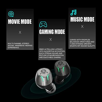(Pre-order) Gravastar Sirius Pro Wireless Earbuds, Bluetooth TWS Earbuds with 16 Hours Playtime, Deep Bass 3D Stereo, Headphones for iPhone/Android