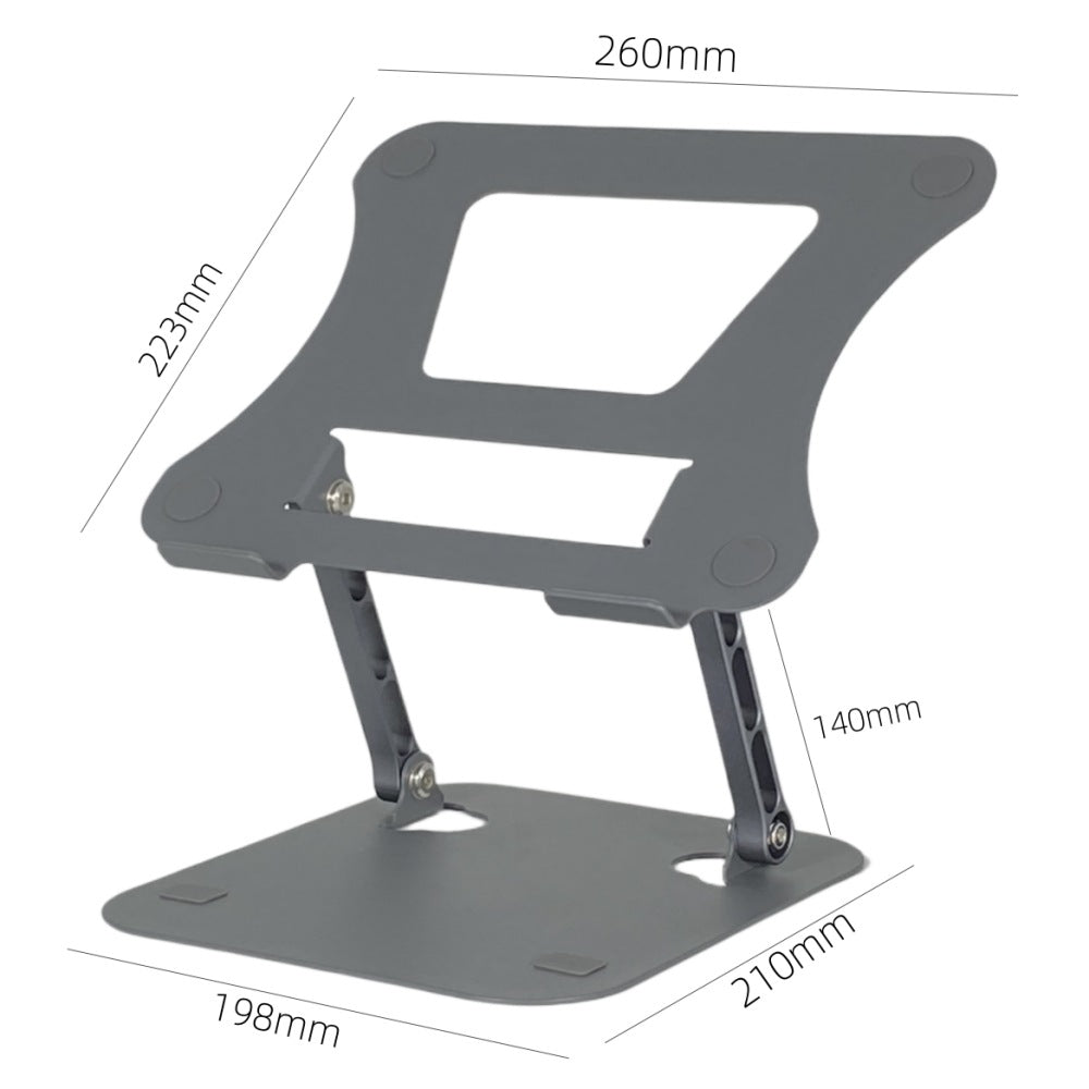 Laptop Stand Aluminium Alloy Foldable Tablet Stand Macbook Laptop Portable Fold Holder Bracket Support