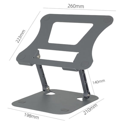 Laptop Stand Aluminium Alloy Foldable Tablet Stand Macbook Laptop Portable Fold Holder Bracket Support