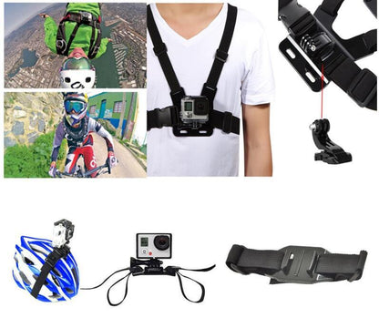 Accessories Kit for Gopro Hero13 12 11 10 9 8 7 6 5 Max Mount Session YI 4K SJCAM EKEN Osmo AKASO APEMAN Action Camera Accessory