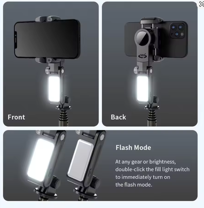 Smart Handheld Gimbal 360 Rotation Face Following shooting Smartphone Stabilizer Tripod Gimbal