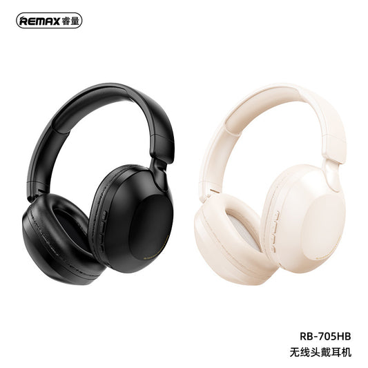 REMAX RB-705HB Wireless Bluetooth Earphones Foldable Support TF Card Music Texture Comfortable Fit Supports Call and Music