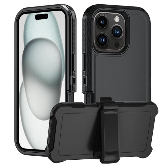 3IN1 PC+TPU Heavy Duty Rugged Armor Case for IPhone Samsung