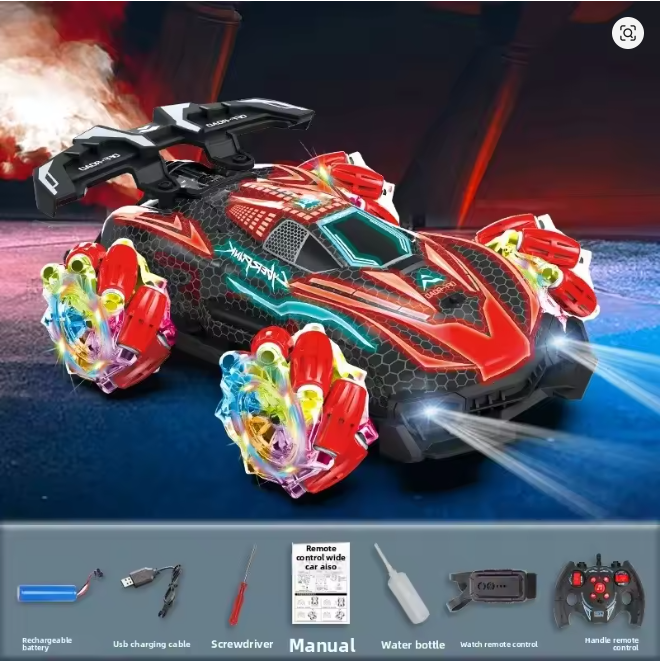 Remote Control Stunt Car Fog Spray Drift Gesture Sensing Children's Toy Race Car Plastic Material from Mainland China