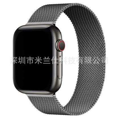 Stainless Steel Adjustable Magnetic Clasp Apple Watch Band 42/44/45/46/49mm
