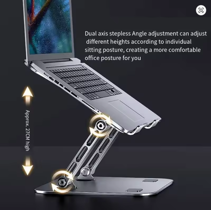 Laptop Stand Aluminium Alloy Foldable Tablet Stand Macbook Laptop Portable Fold Holder Bracket Support