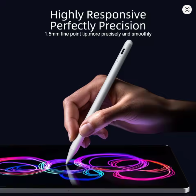Stylus Pen for iPad 6th-11th Generation-2X Fast Charge Active Pencil Compatible with 2018-2025 Apple iPad Pro 11"/12.9"/M4