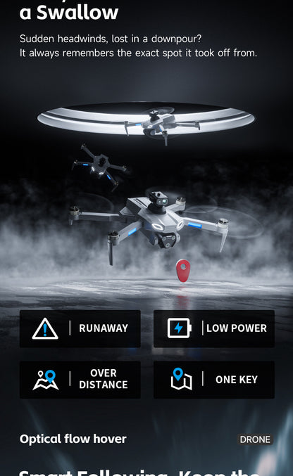 4DRC M7 Drone Brushless Motor 8K 6K 4K HD Profesional WIFI FPV Quadcopter 4.5 Inch Screen Control Obstacle Avoidance RC Drone