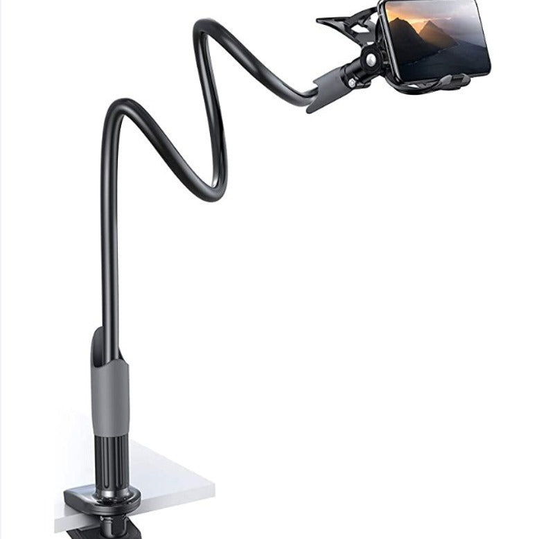 Phone Holder Bed Gooseneck Mount - Lamicall Cell Phone Clamp Clip for Desk, Flexible Lazy Long Arm