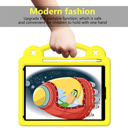 Kids EVA Tablet Shockproof Soft Cover Hand Holder Capa for iPad