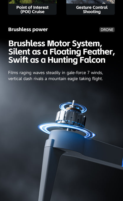 4DRC M7 Drone Brushless Motor 8K 6K 4K HD Profesional WIFI FPV Quadcopter 4.5 Inch Screen Control Obstacle Avoidance RC Drone