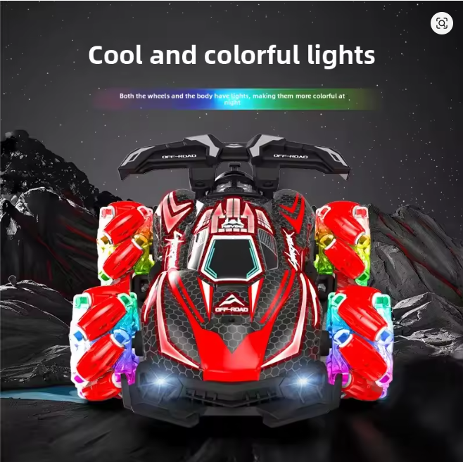 Remote Control Stunt Car Fog Spray Drift Gesture Sensing Children's Toy Race Car Plastic Material from Mainland China