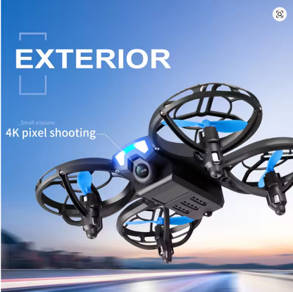 V8 New Mini Drone 4k profession HD 1080P Wide Angle Camera WiFi FPV RC Dron Height Keep Drones Helicopter Kids Toys 4DRC