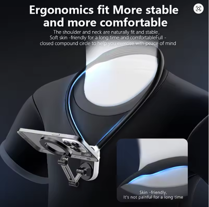 Magnetic Neck Holder Mount Necklace POV for Mobile Phones and GoPro