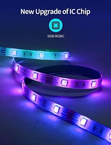 Smart LED Light Strip, 16.4ft Smart WiFi Light , App and Music Sync, 16 Million RGB Color
