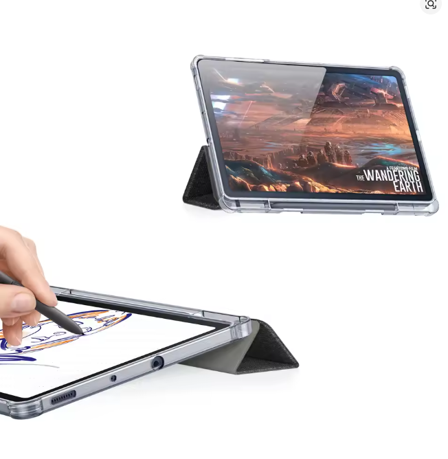 DUX DUCIS   UNID Senior PU leather transparent back cover For iPad