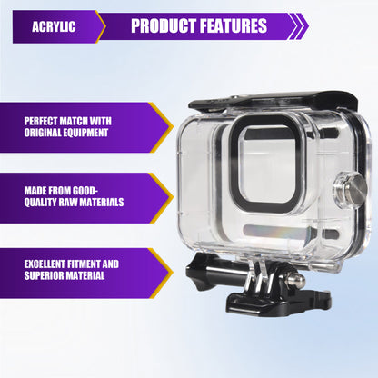 Gopro 9 10 11 12 13 Diving 45M Waterproof Housing Protective Case Protector Mount Shell