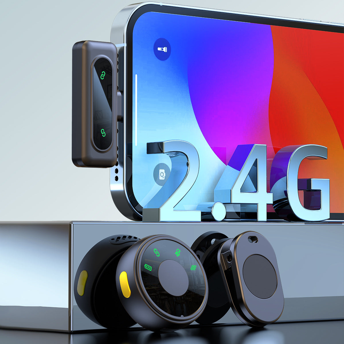 J8 wireless lavalier microphone with large capacity long endurance noise reduction magnetic clip invisible small microphone