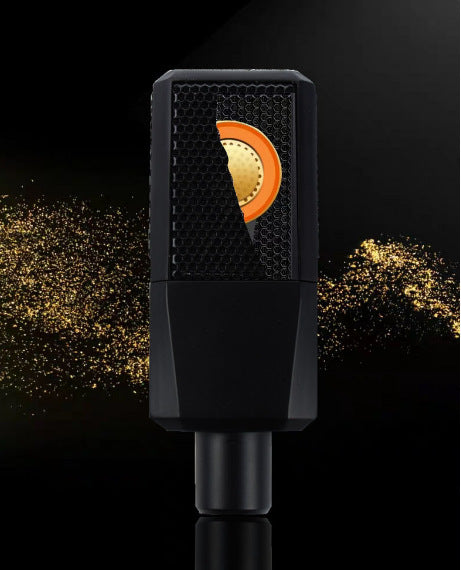 Condenser Microphone with Stand Shockproof Full Set of Voice Network Large Diaphragm Microphone