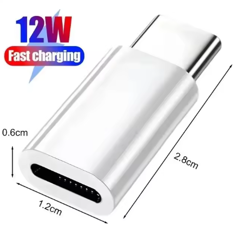 Lightnning To Type C Adapter USB C Data Transfer Converter