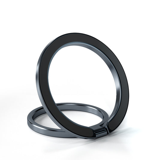 Magnetic Metal Ring Holder For Iphone 360° Rotatable Phone Stand Aluminum Magnet Kickstand Foldable Support Phone Accessories