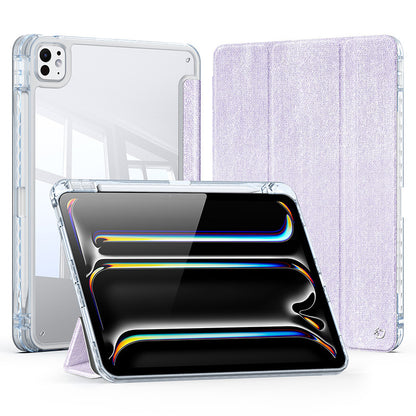 DUX DUCIS   UNID Senior PU leather transparent back cover For iPad