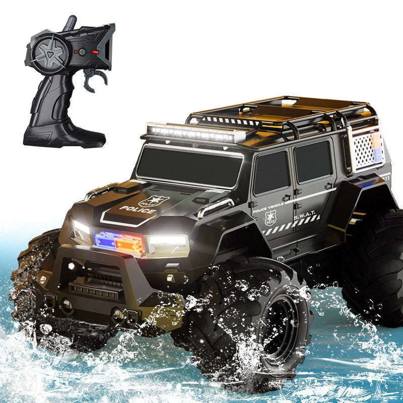 Amphibious Stunt Vehicle RC Car Climbing Vehicle Four-wheel Drive Off-road Vehicle