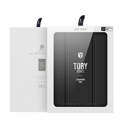 DUX DUCIS for iPad Trifold Tablet Transparent Case with Stylus Pen Holder & Auto Sleep Wake