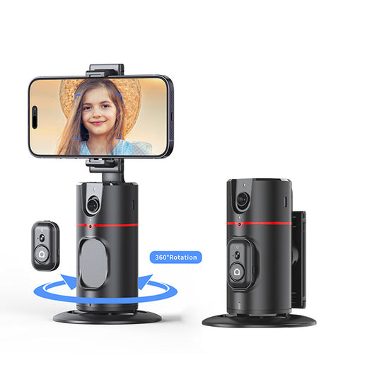 360° Auto Face Tracking Gimbal Detachable Phone Clip Gesture Control with Wireless Remote Compatible with Smartphones