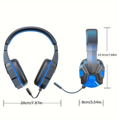 SY-T830 Bluetooth-compatibl5.1 Gaming Headset Gamer Wireless Headphone With Noise Cancelling Microphone Wired Earphone For Phone