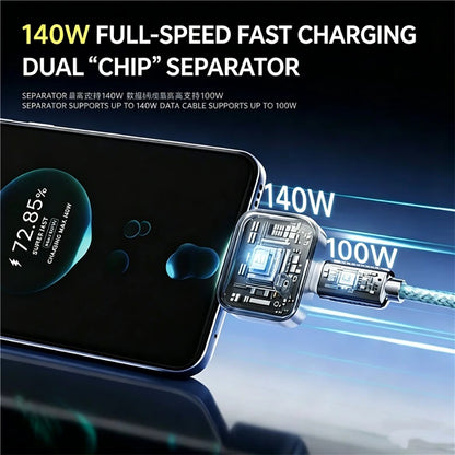 Full Charge Auto-Disconnect Charging Adapter Fast Charge Safety Separator Automatically for Type-C