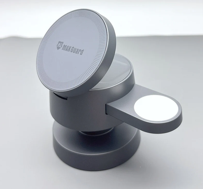 4 in 1 Magnetic Light Phone Wireless Charger Stand For iPhone 16 15 14 13 12 Pro Max Apple Watch 9 8 Airpods Pro Fast Charging