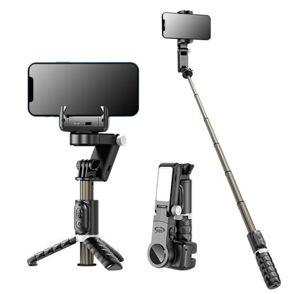 Q18 Desktop Following the shooting Mode Gimbal Stabilizer Selfie Stick Tripod with Fill Light for Smartphone