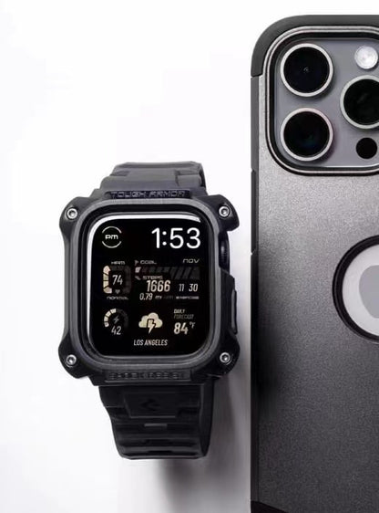 iWatch Installation Durable Protective Case & Band 45/49mm
